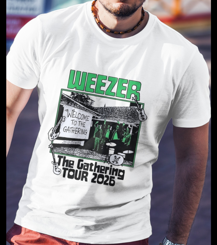 Weezer Welcome To The Gathering Tour 2026 T-Shirt