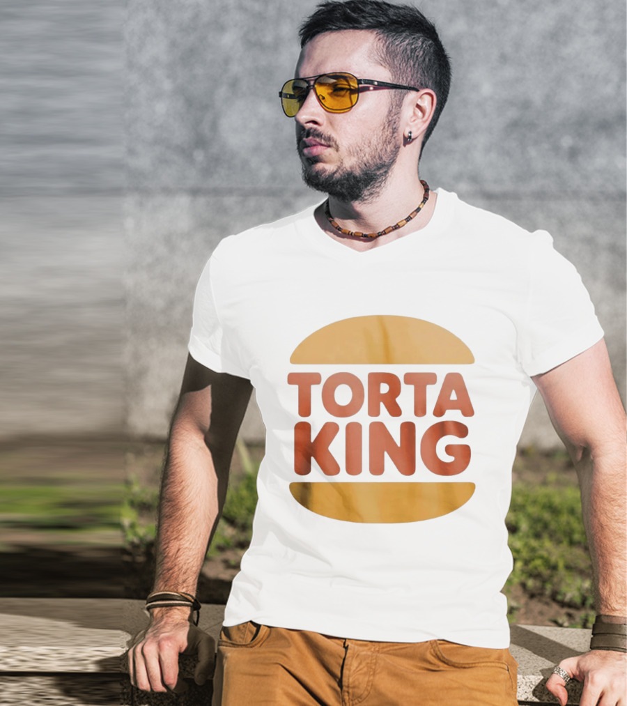 Torta King Burger Mexican Food Sandwich Concept T-Shirt