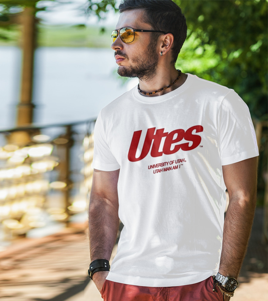 Utes University Of Utah Utah Man Am I NCAA T-Shirt