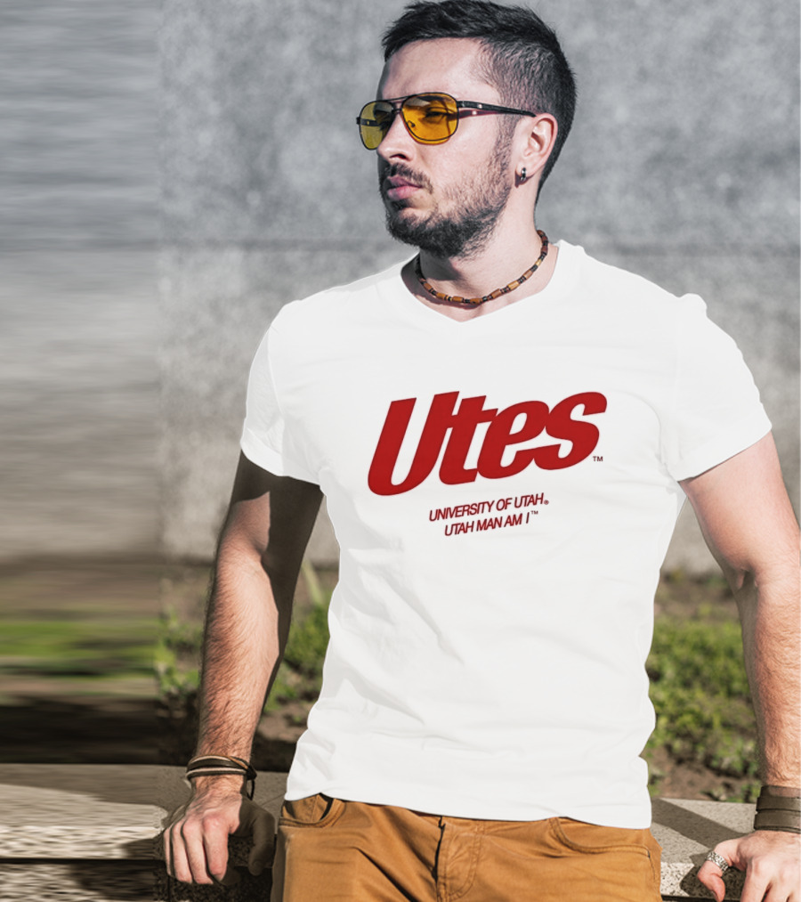 Utes University Of Utah Utah Man Am I NCAA T-Shirt