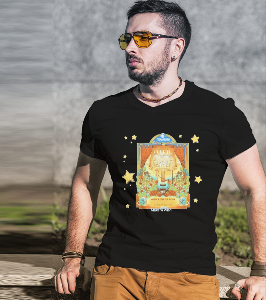 Oteil Burbridge LaMP Wish Benefit Tour Make A Wish Foundation Fiddlehead Brewing Company T-Shirt
