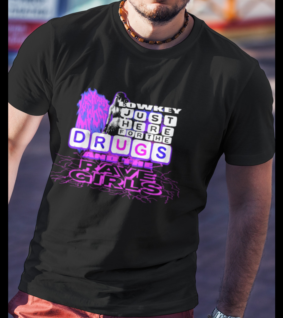 Lowkey Firehouse 666 Drugs Anti Life Rave Girls T-Shirt