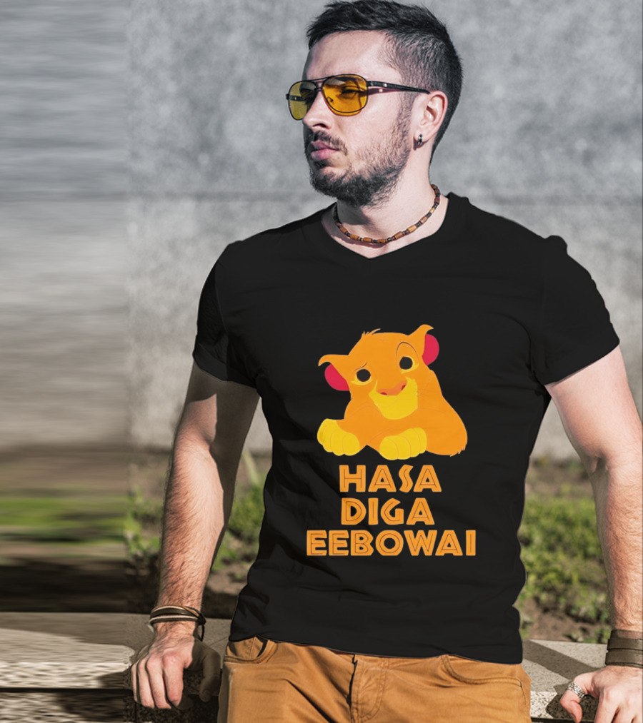 Simba Hasa Diga Eebowai Lion King Book Of Mormon T-Shirt