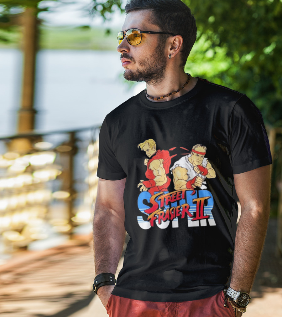 Supper Street Frasier II Retro Fighter T-Shirt
