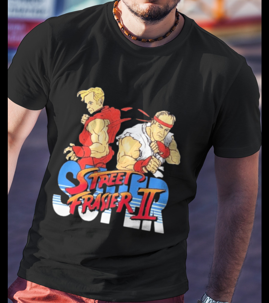 Supper Street Frasier II Retro Fighter T-Shirt