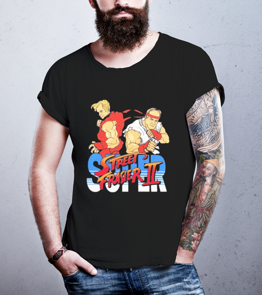 Supper Street Frasier II Retro Fighter T-Shirt