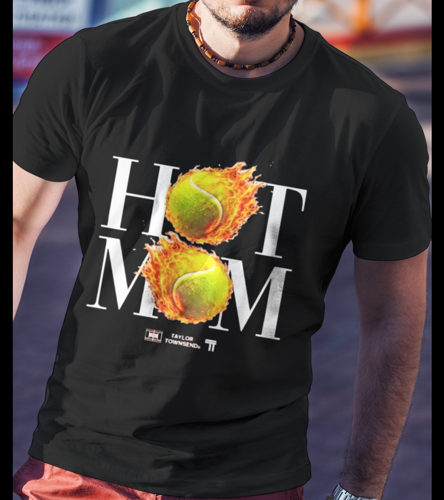 Taylor Townsend Hot Mom Tennis WTA Fiery Tennis Balls T-Shirt