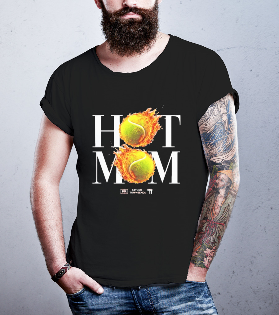 Taylor Townsend Hot Mom Tennis WTA Fiery Tennis Balls T-Shirt