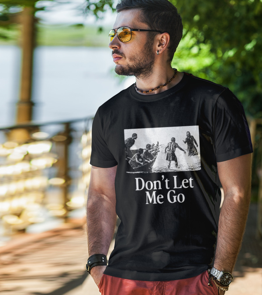 The Chosen Gifts Store Don't Let Me Go Crewneck Biblical Sea Scene T-Shirt
