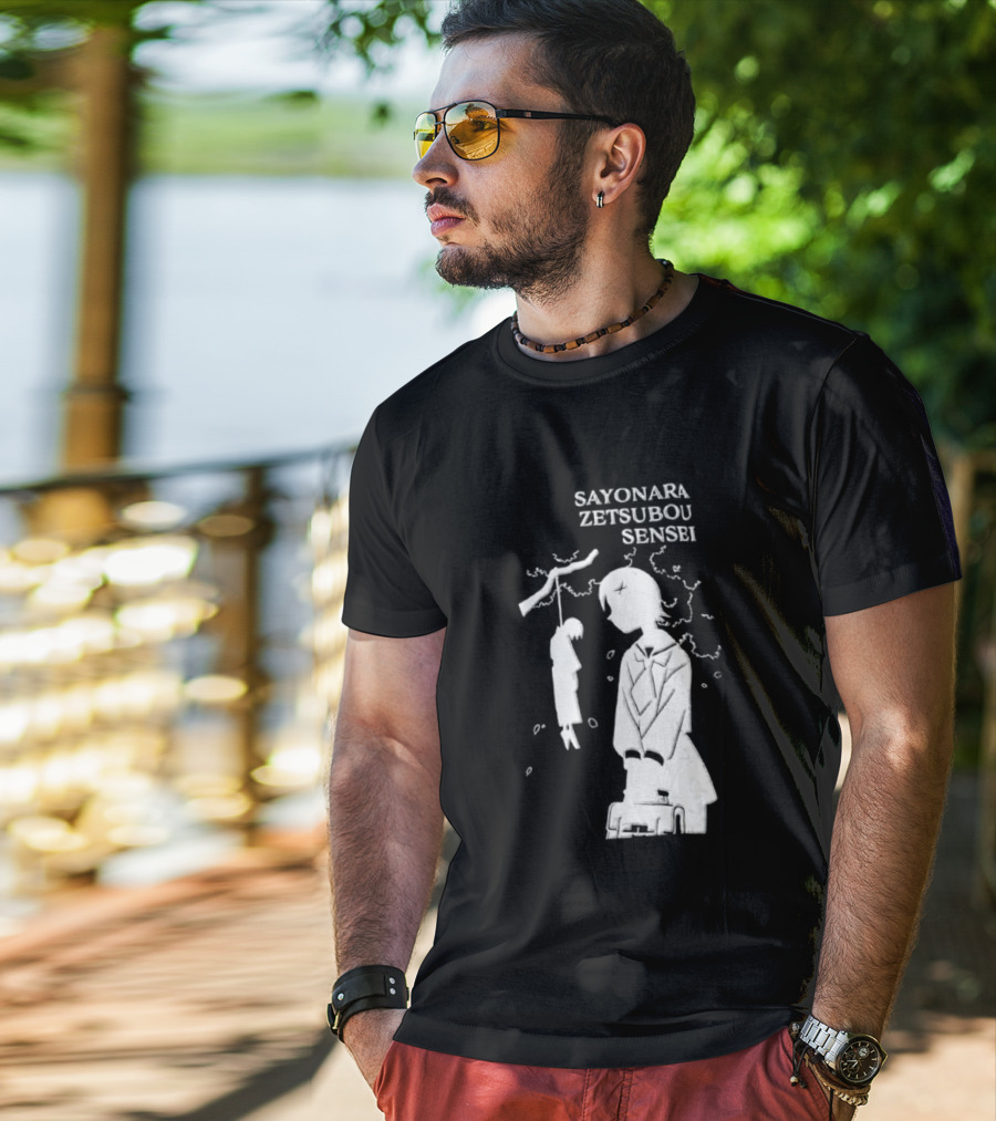 Sayonara Zetsubou Sensei Kafuka Fuura Nozomu Itoshiki T-Shirt