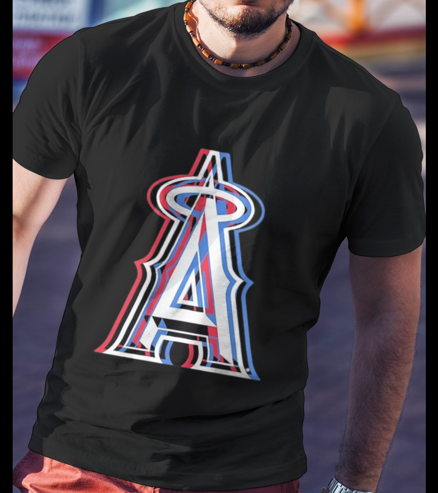 Los Angeles Angels Tri Color MLB Baseball T-Shirt