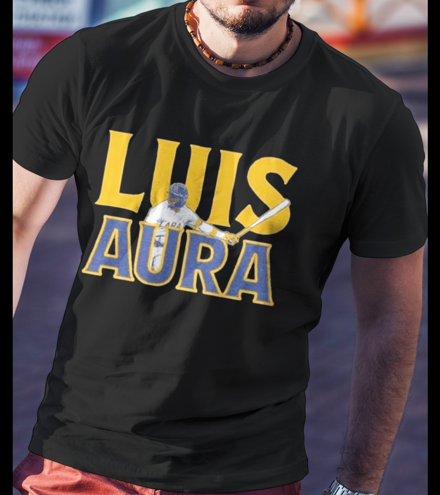 Luis Aura Luis Lara Milwaukee Brewers Player Sporting Bat T-Shirt