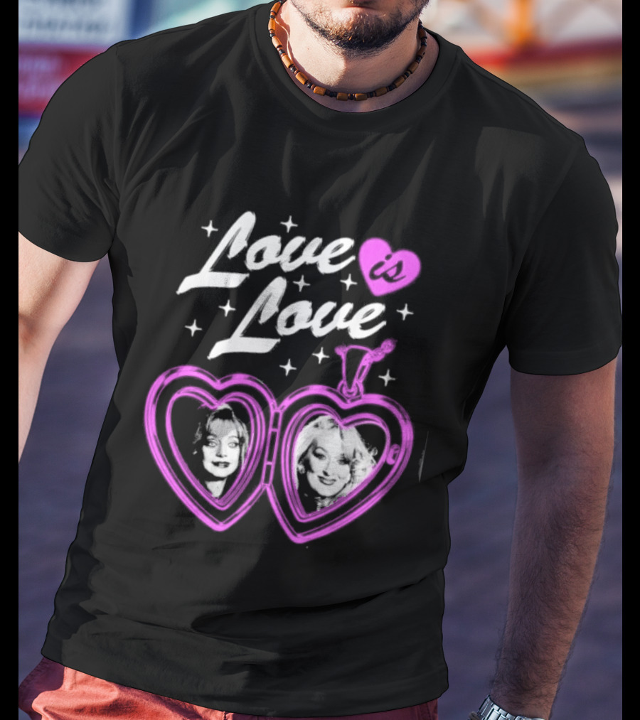 Love Is Love Madeline Helen Death Becomes Her Heart Portraits T-Shirt