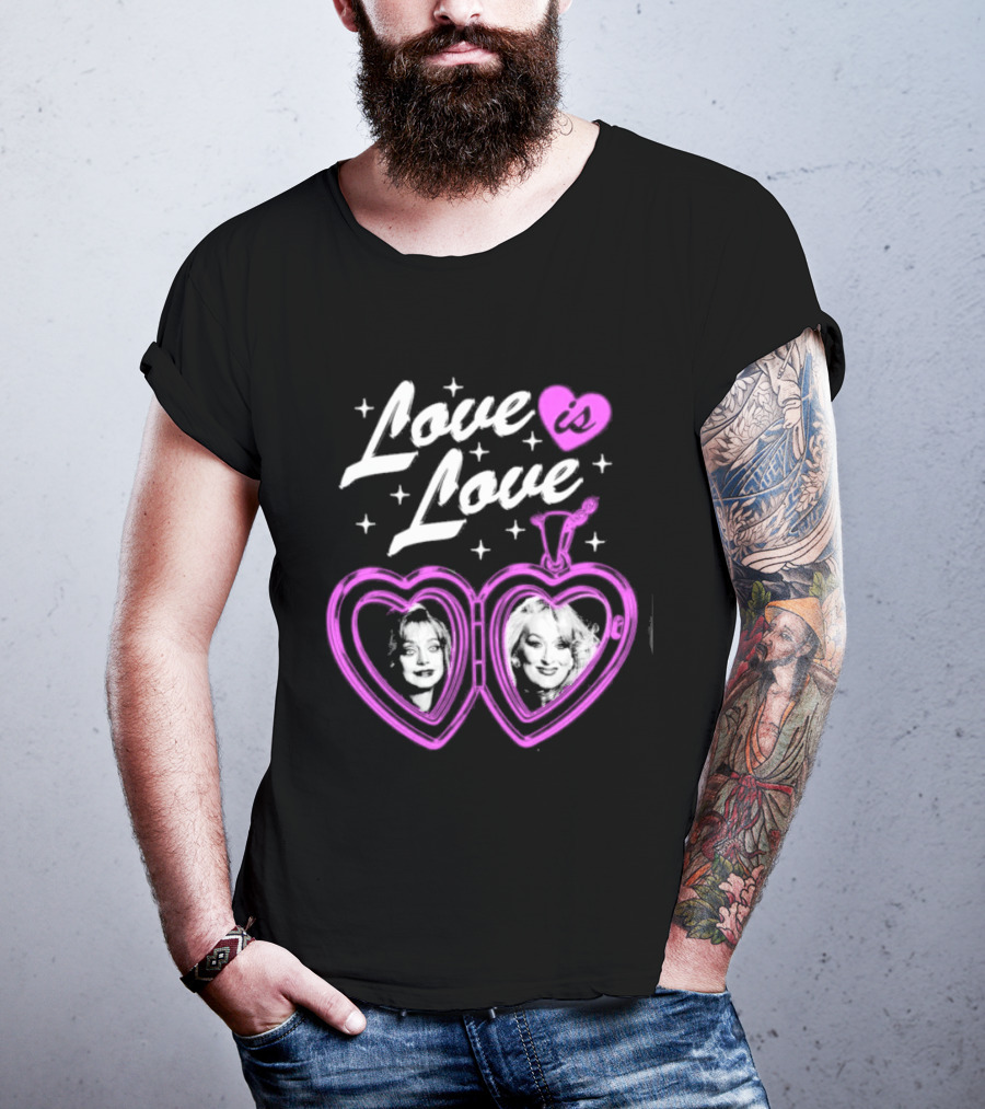 Love Is Love Madeline Helen Death Becomes Her Heart Portraits T-Shirt