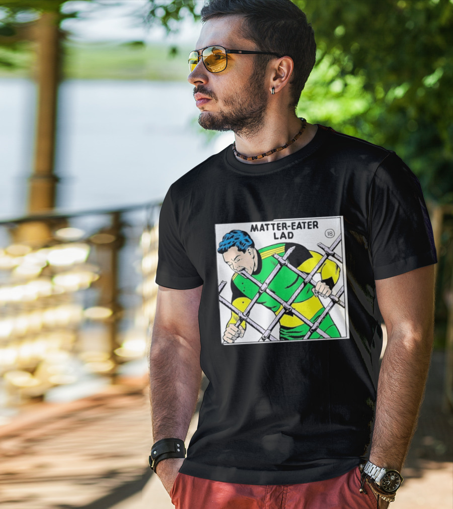 Matter Eater Lad DC Comics Retro Comic Book Panel T-Shirt