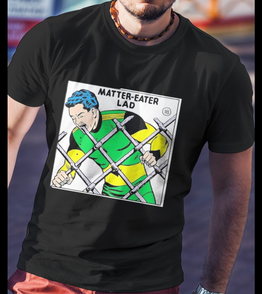Matter Eater Lad DC Comics Retro Comic Book Panel T-Shirt