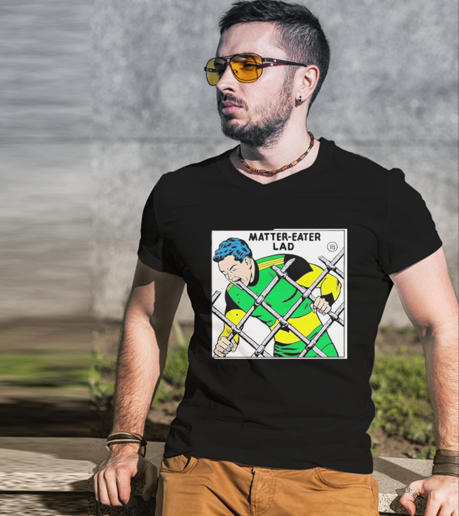Matter Eater Lad DC Comics Retro Comic Book Panel T-Shirt