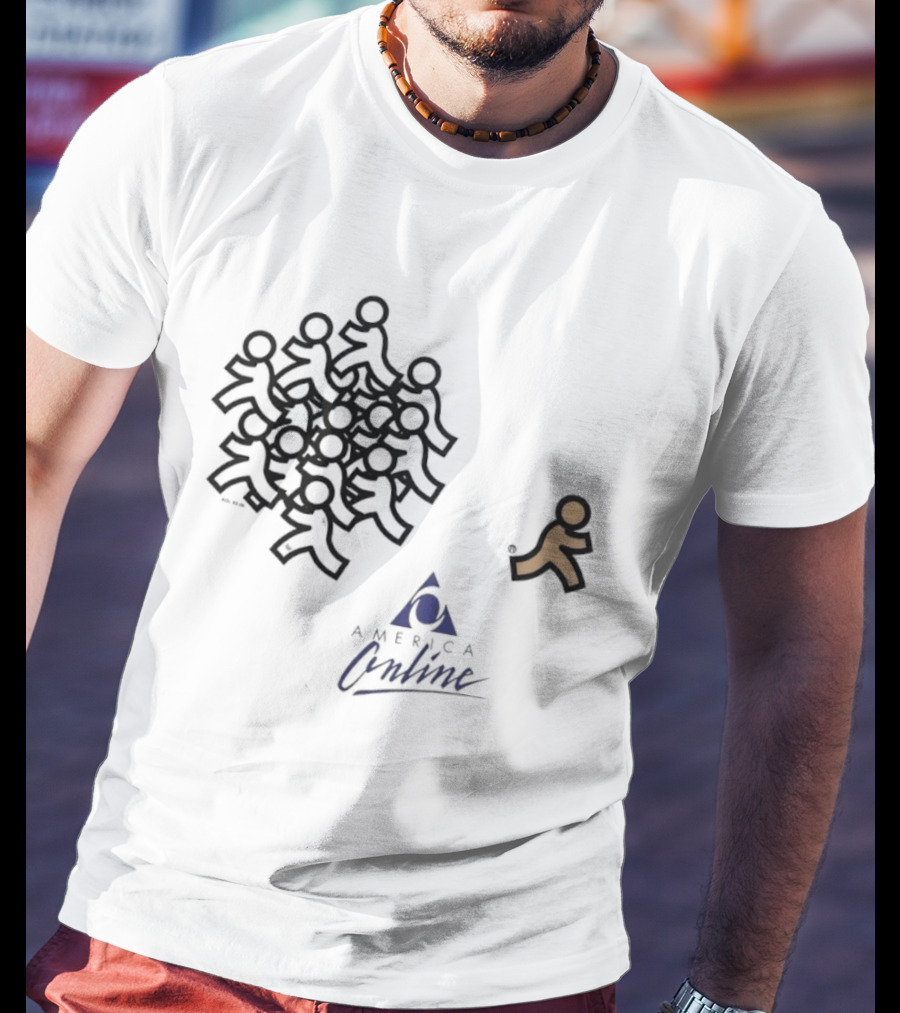 America Online AOL 92 00 90s Internet T-Shirt