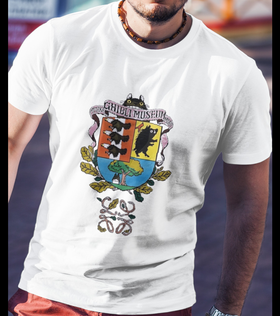 Ghibli Museum Mitaka Crest Totoro T-Shirt