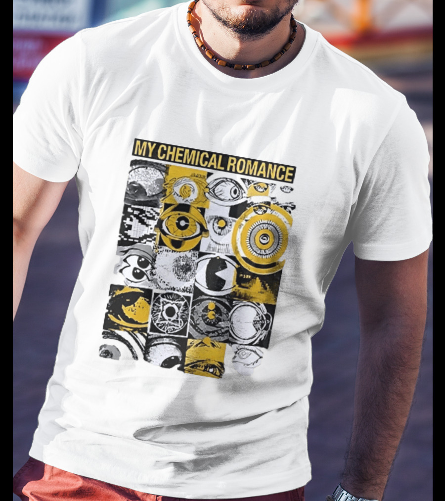 My Chemical Romance San Diego The Black Parade 2026 Petco Park Eye Collage T-Shirt