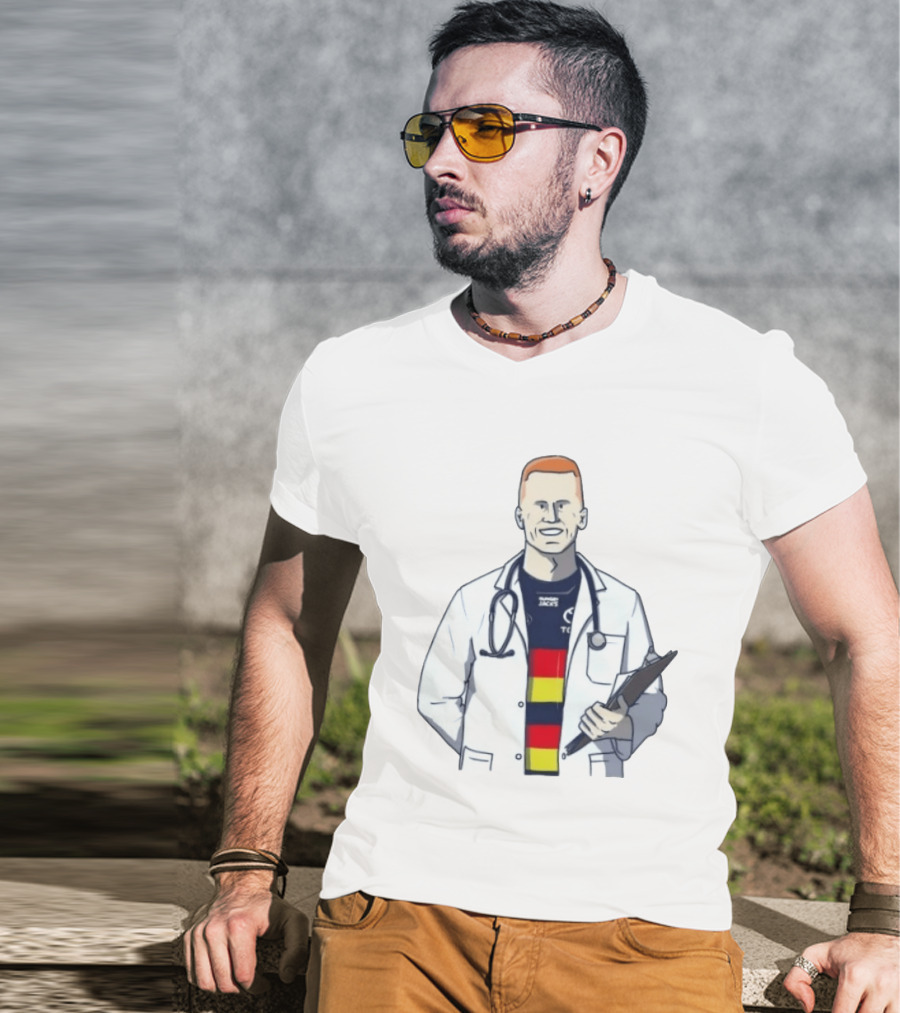 Reilly O'Brien Doctor Prescribed Adelaide Crows Stethoscope Tacos Top T-Shirt