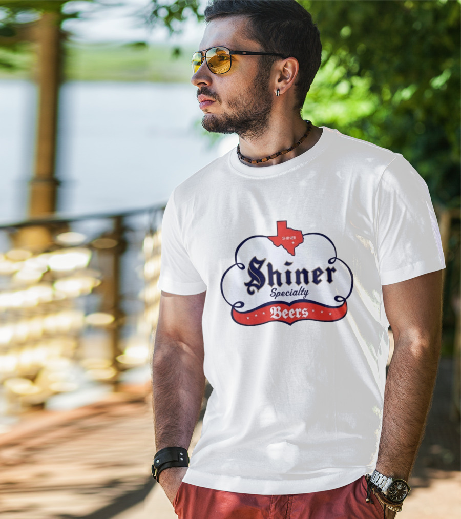 Shiner Specialty Beers Texas Map T-Shirt