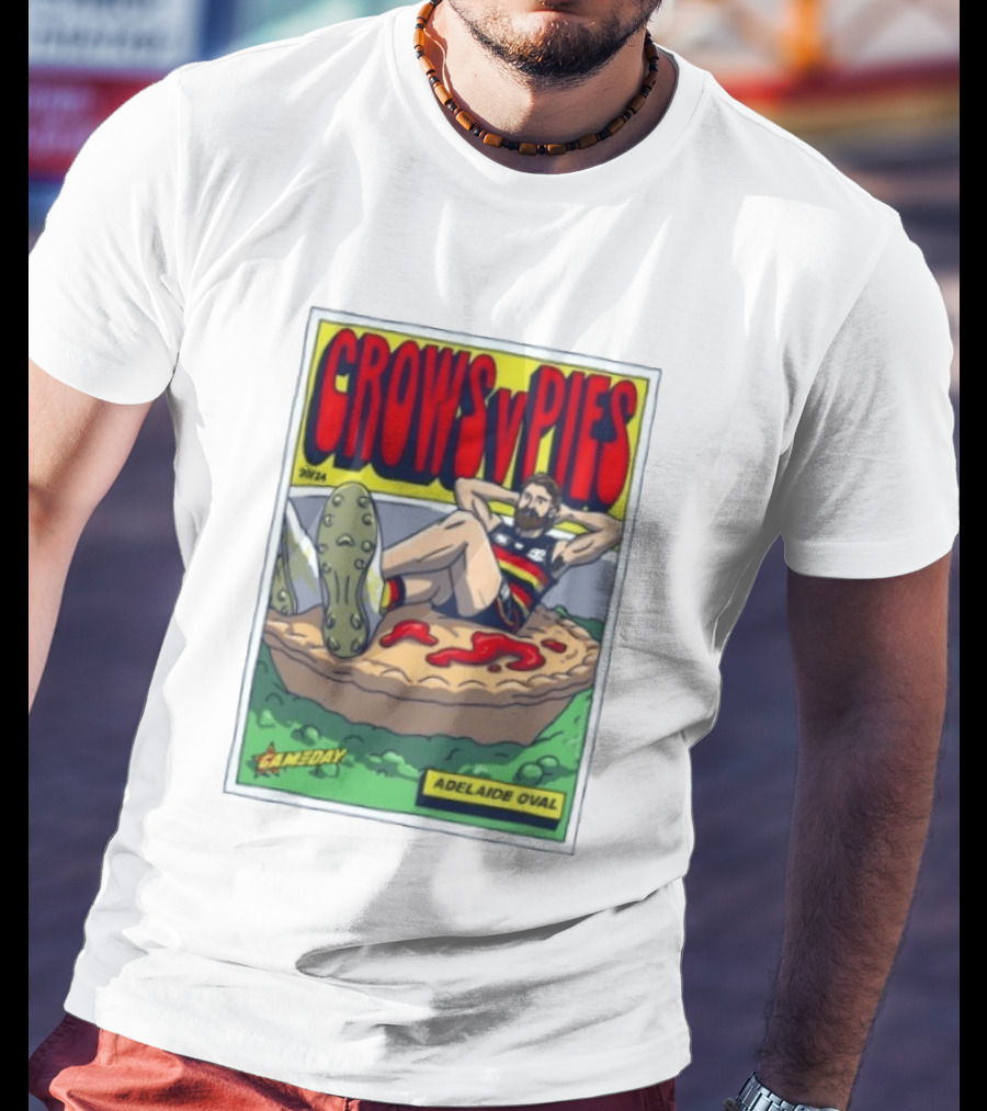 Crows V Pies Adelaide Oval Gameday 20/24 T-Shirt