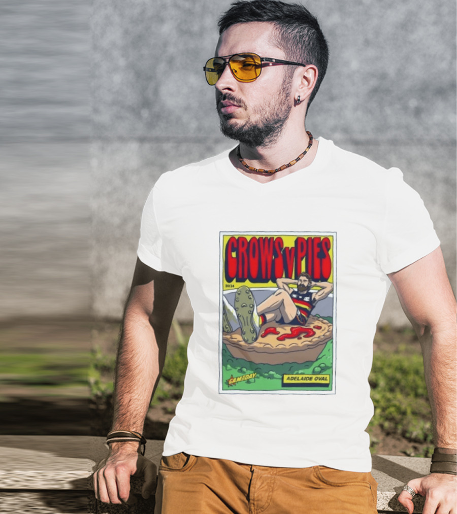 Crows V Pies Adelaide Oval Gameday 20/24 T-Shirt