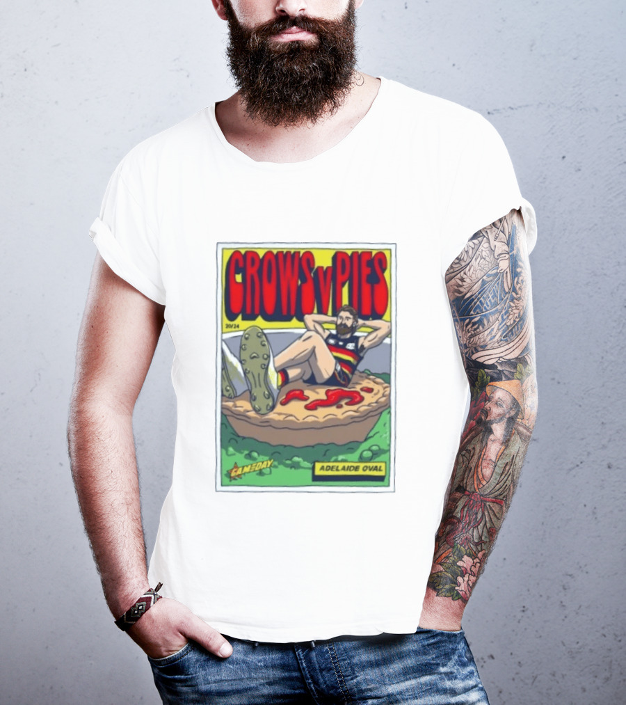 Crows V Pies Adelaide Oval Gameday 20/24 T-Shirt