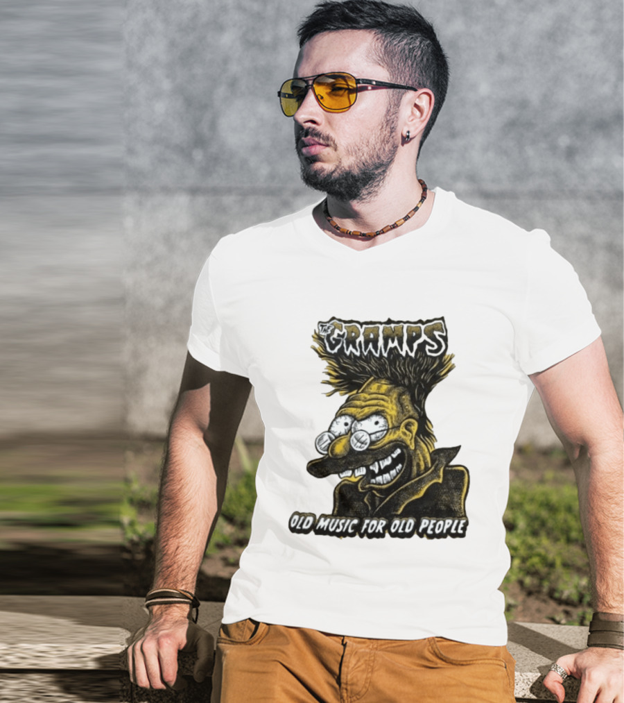 The Gramps Old Music For Old People Simpsons T-Shirt