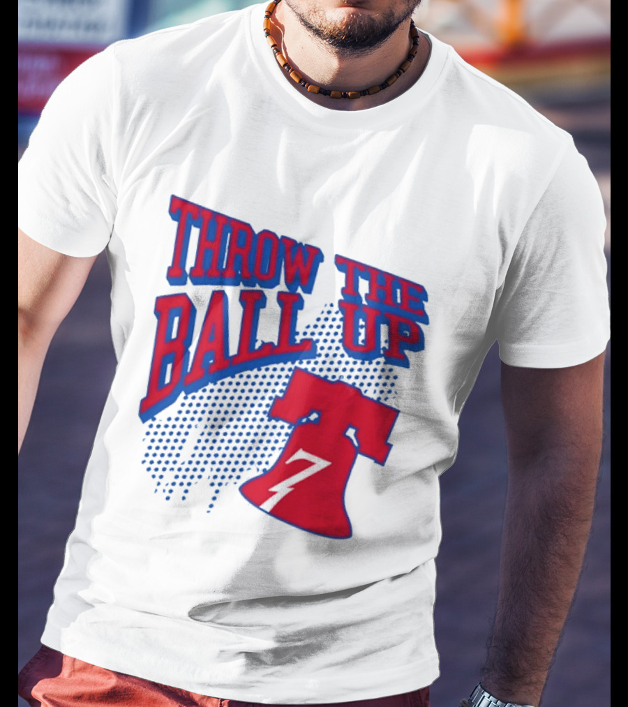NBA Philadelphia 76ers Throw The Ball Up Liberty Bell T-Shirt