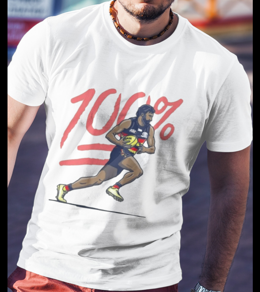 Wayne Milera 100% Adelaide Crows AFL Australian Football League Player T-Shirt