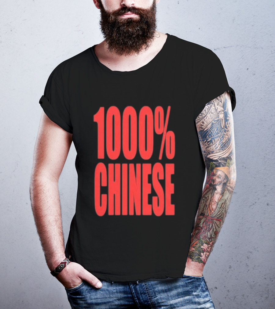 1000% Chinese Heritage Identity Culture T-Shirt