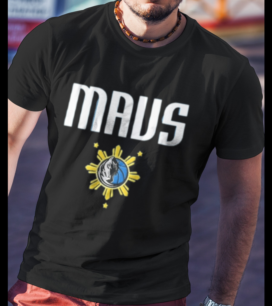 Mavs Horse Head Basketball Philippine Sun Stars Dallas Mavericks NBA T-Shirt