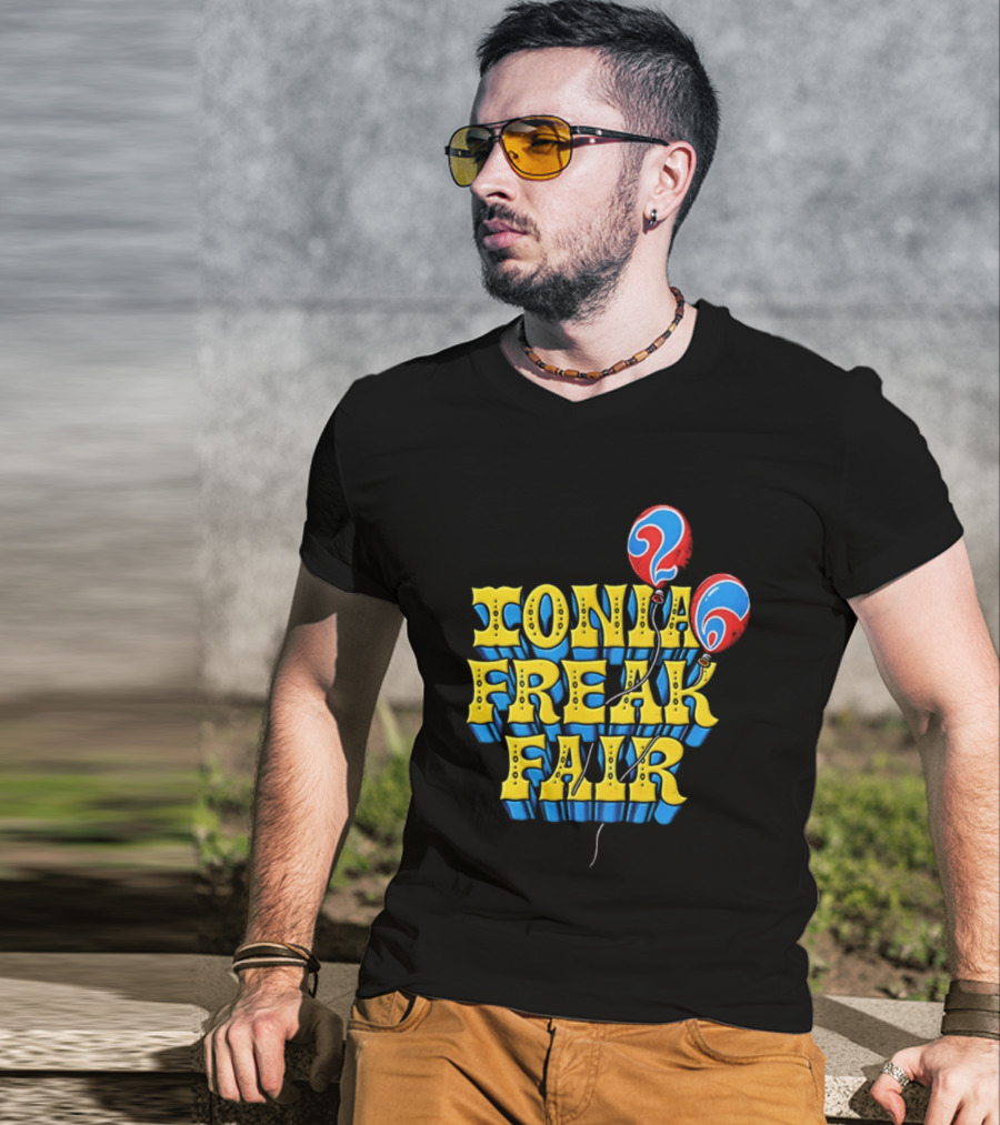 Billy Strings Ionia Freak Fair Music Festival Balloons 2024 T-Shirt