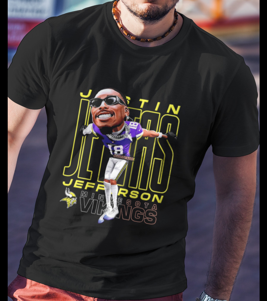 Justin Jefferson Jettas 18 Minnesota Vikings T-Shirt