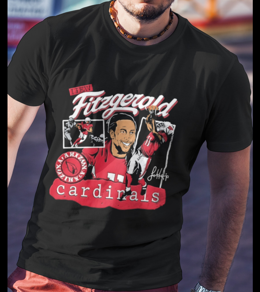 Fitzgerald Arizona Cardinals Football Number 11 NFL Player T-Shirt