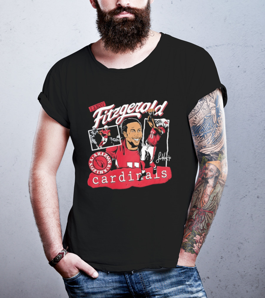 Fitzgerald Arizona Cardinals Football Number 11 NFL Player T-Shirt
