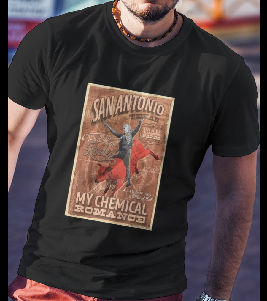 My Chemical Romance San Antonio Texas Alamodome 2026 Rodeo T-Shirt
