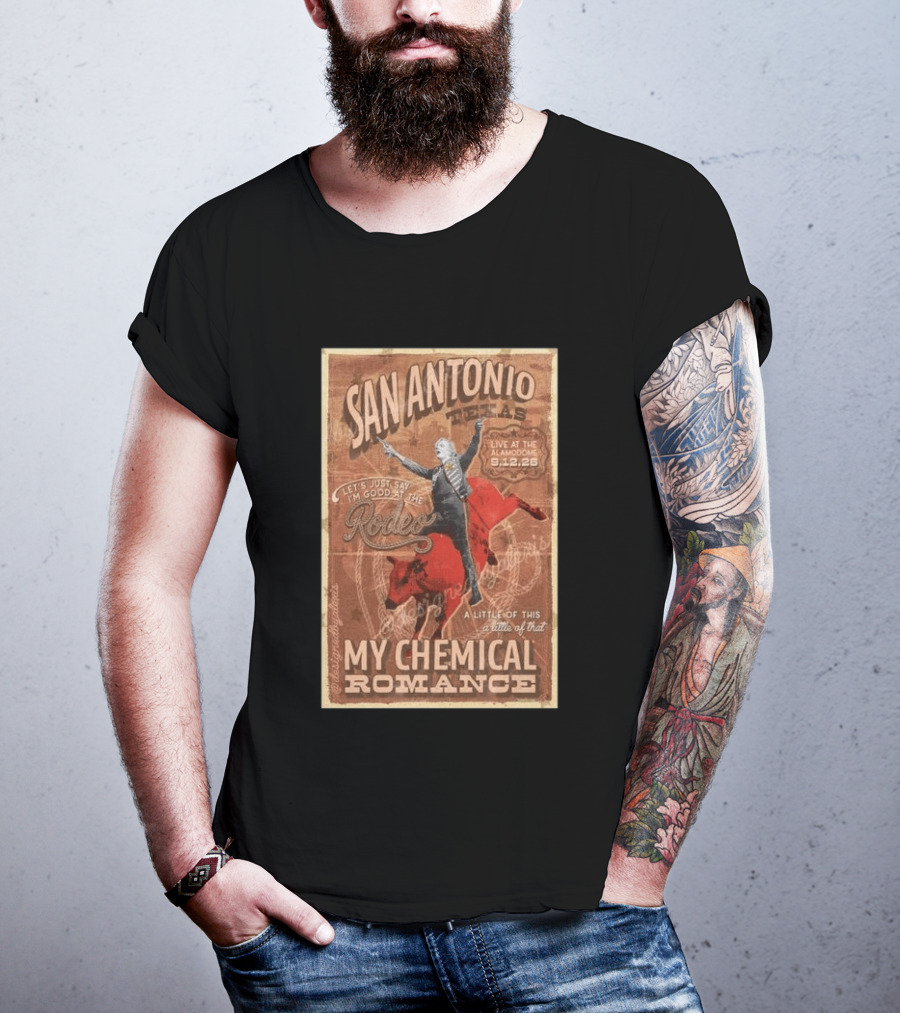 My Chemical Romance San Antonio Texas Alamodome 2026 Rodeo T-Shirt