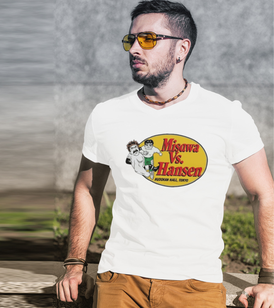 Misawa Vs Hansen Budokan Hall Tokyo T-Shirt