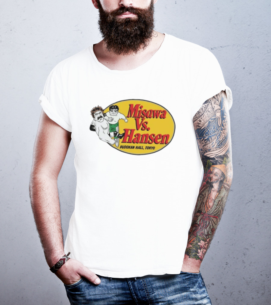 Misawa Vs Hansen Budokan Hall Tokyo T-Shirt