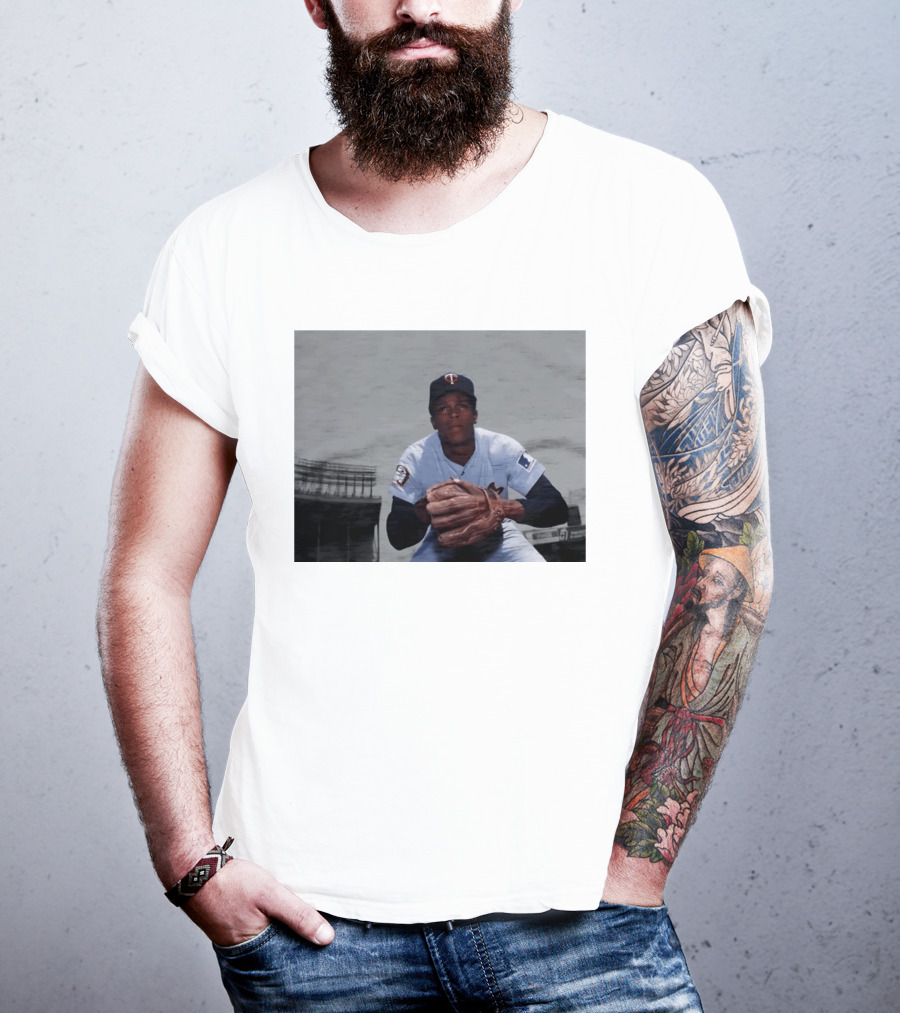 Minnesota Twins Rod Carew Baseball Memorabilia Vintage Photo Upper Deck T-Shirt