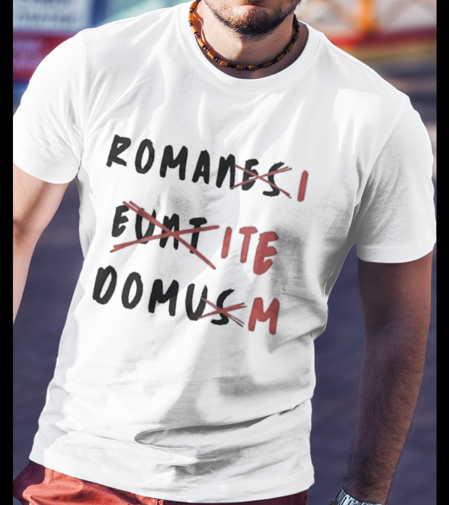 Romans Go Home Life Of Brian Corrected Latin Graffiti T-Shirt