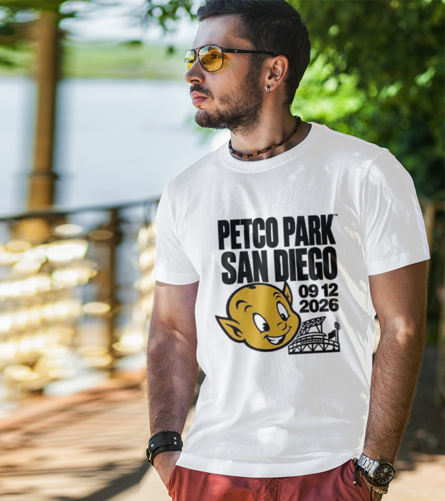 Petco Park San Diego Sep 12 2026 Event Icon With Stadium T-Shirt