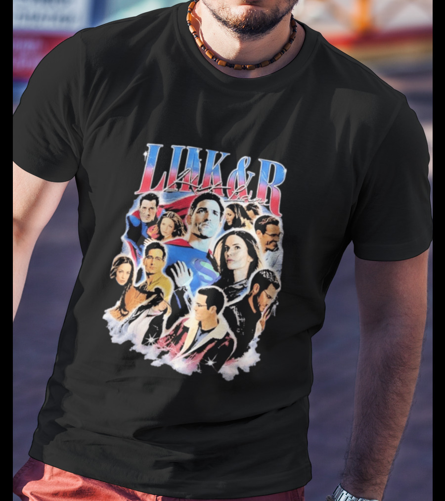 Lois&Clark Superman And Lois Lane Cape Romance T-Shirt