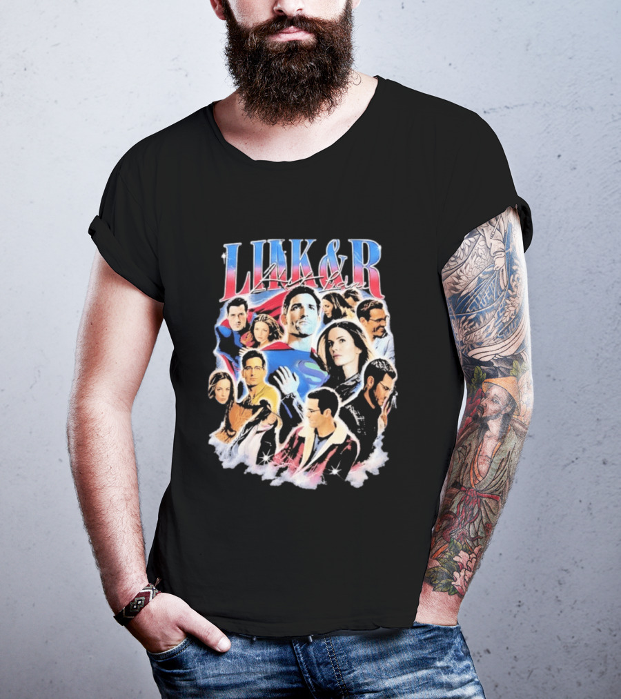 Lois&Clark Superman And Lois Lane Cape Romance T-Shirt