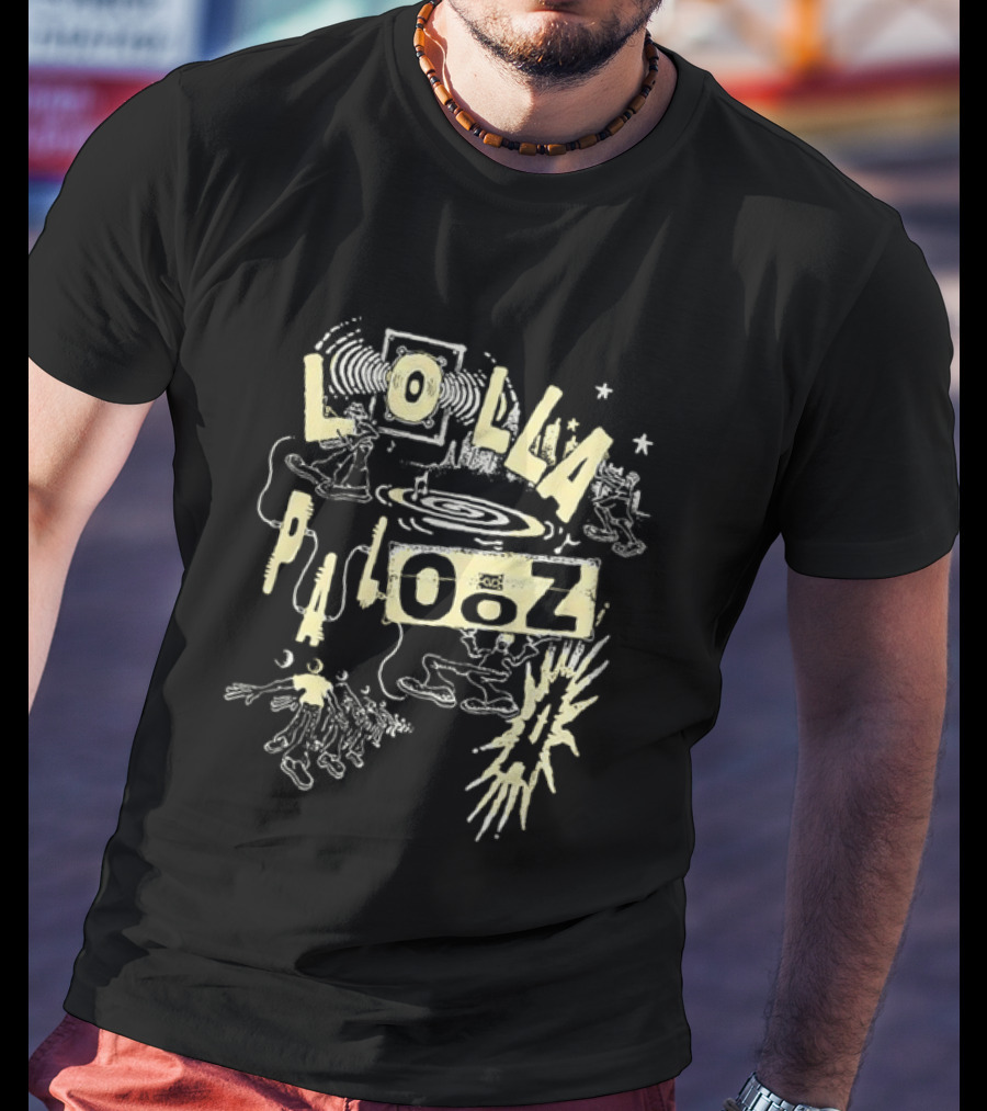 Lollapalooza Music Festival Concert Alternative Rock Decorative T-Shirt