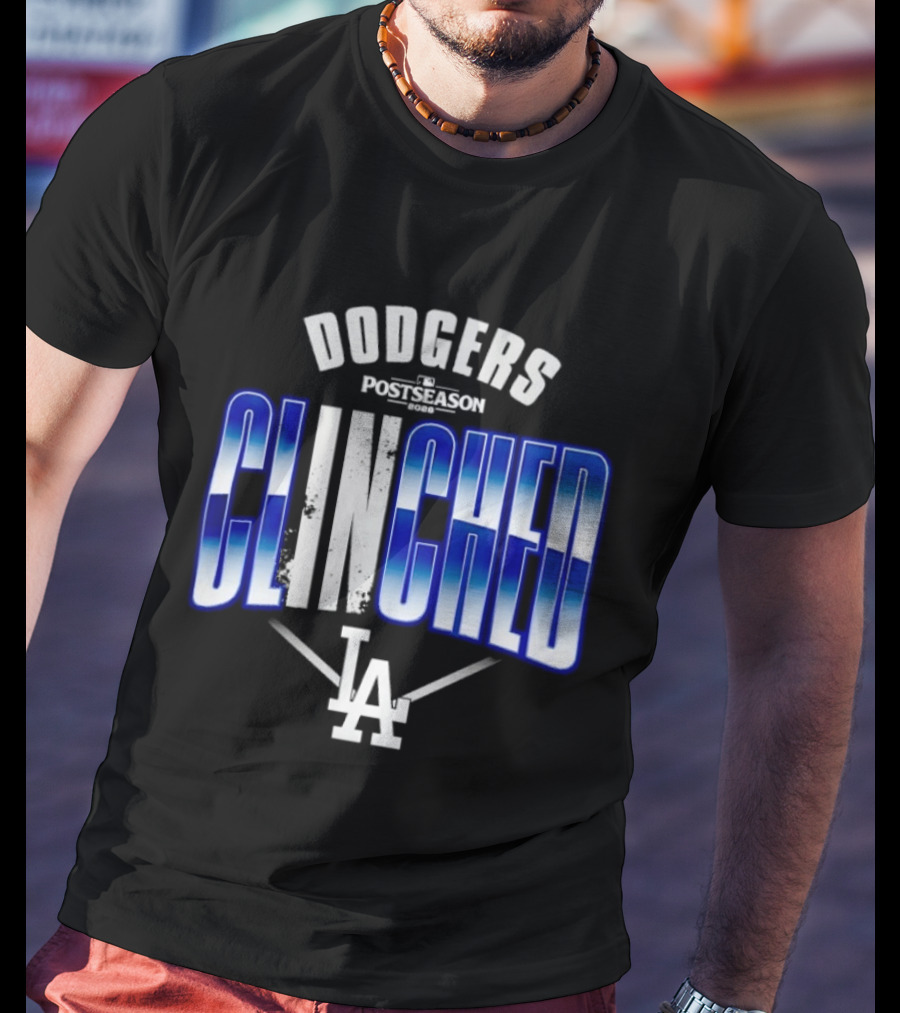 Los Angeles Dodgers Postseason Clinched 2026 LA T-Shirt