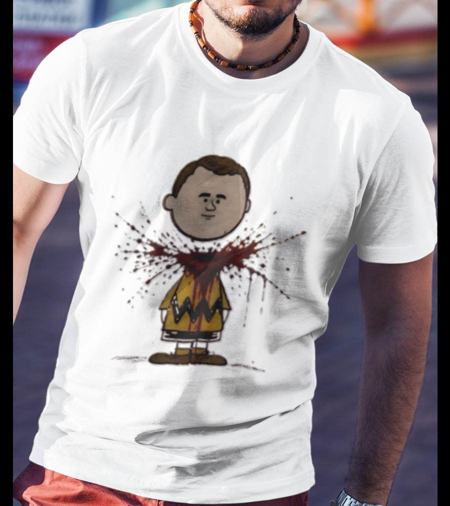Charlie Brown Decapitated Bootleg Peanuts Scene T-Shirt